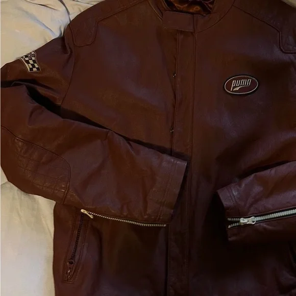 Vintage Puma Bordeaux Racing Jacket - Picture 2 of 8